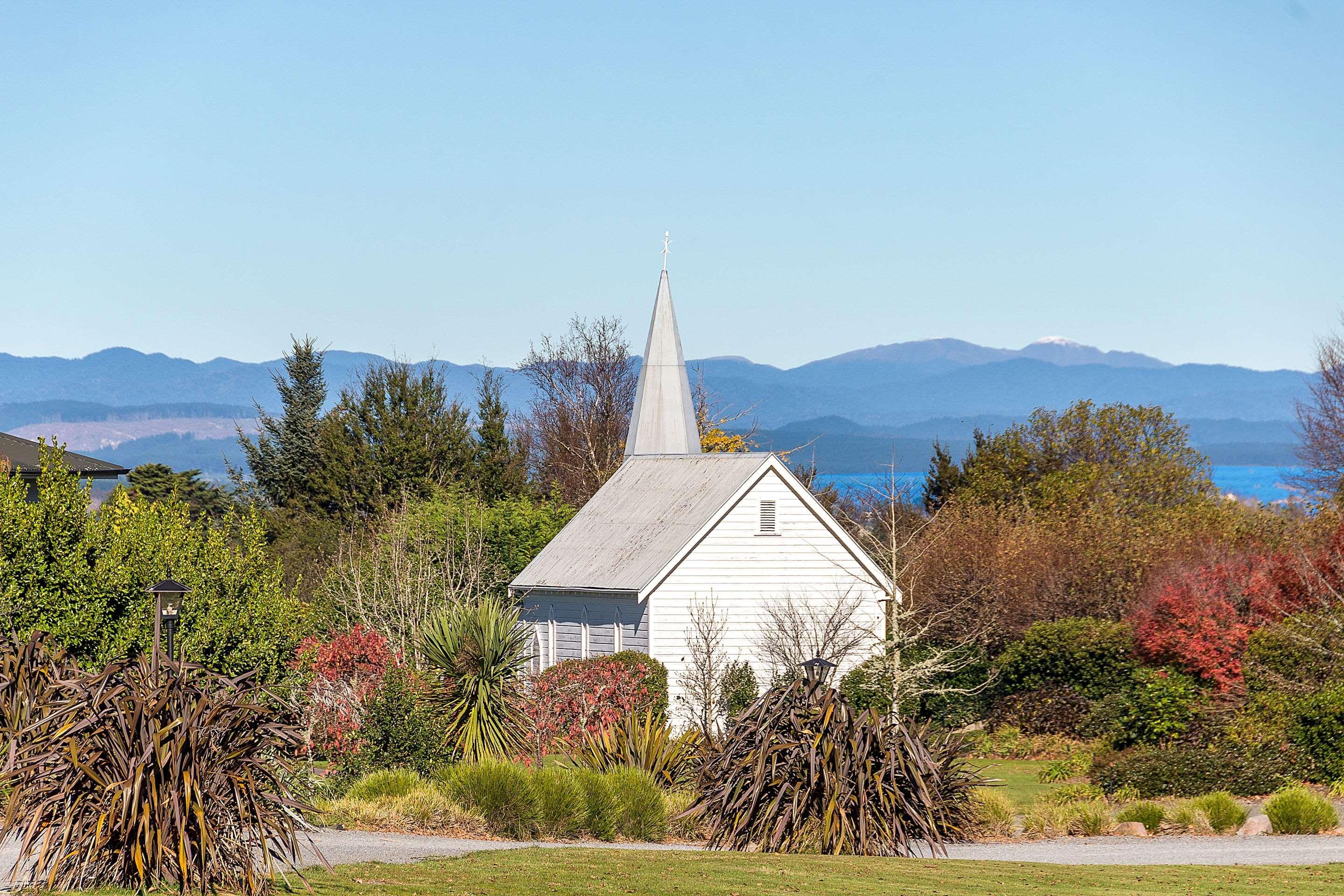 Huka Falls Resort Taupo Eksteriør billede The church in 2016